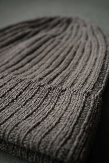 244AC16 Hand Spun Cotton / Knit Cap,CHARCOAL, small image number 9
