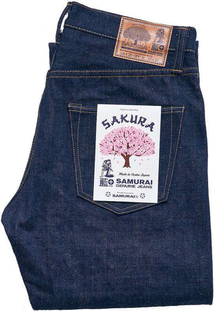 S500AX-SAKURA 18oz "AI PLUS-SAKURA" REGULAR STRAIGHT JEANS,, medium