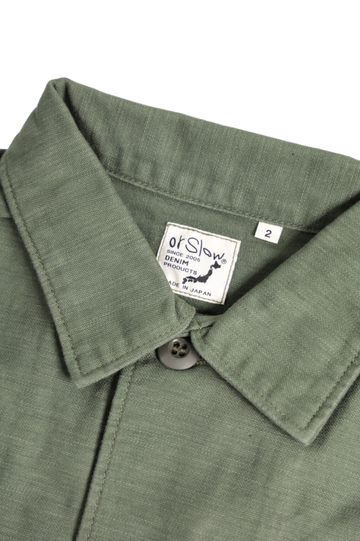 03-8045 US ARMY FATIGUE SHIRT 16GREEN,, small image number 2