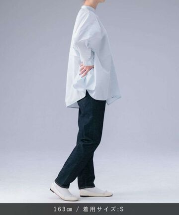 STJE1101 12OZ TAPERED JEANS【WOMEN'S】,INDIGO, small image number 9