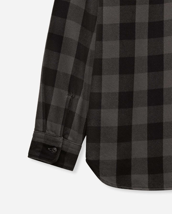 MMLS6002 BLOCK CHECK L/S SHIRT,NAVY, medium image number 11