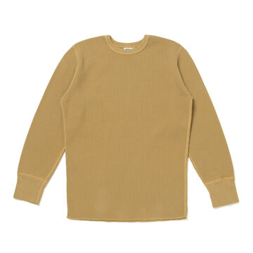 9936 Heavy thermal long-sleeved T-shirt-YELLOW-L,YELLOW, small image number 6