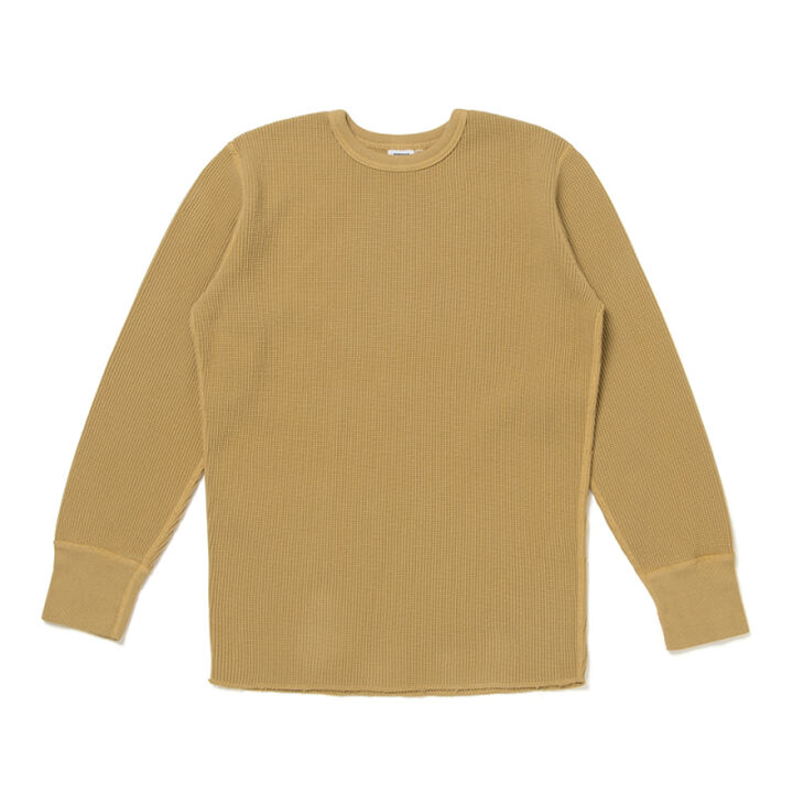 9936 Heavy thermal long-sleeved T-shirt-YELLOW-L,YELLOW, medium image number 6