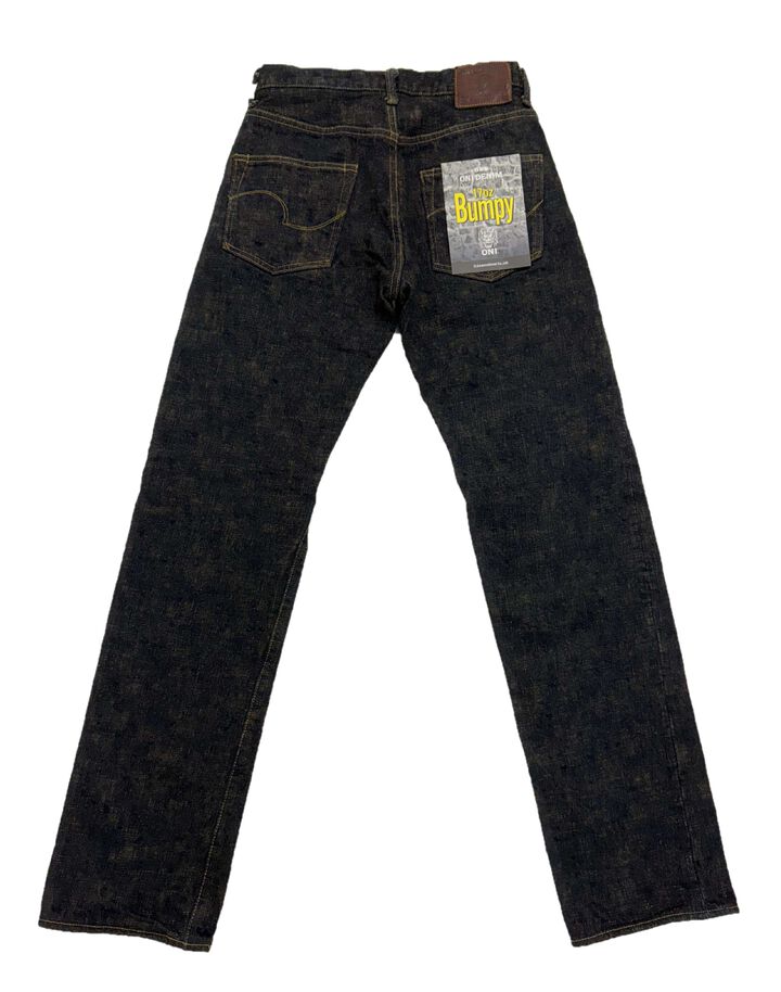 ONI-277Bumpy-黄土 (Yellowish Brown) 17oz Bumpy Denim Just Right Straight,, medium image number 6