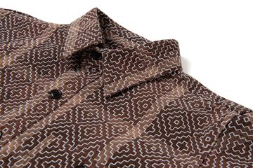 5726 Kakishibu Noragi Sashiko Shirts,KAKISHIBU, small image number 6