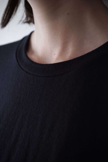 【CAPERTICA】CAP708CS02 Super140s Washable Wool Jersey / S140 Wool Tee,MIDNIGHT, small image number 4