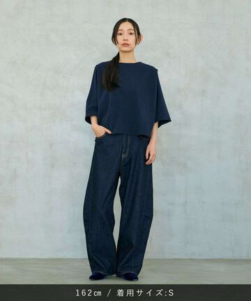 STPT6003 11.5oz PANEL JEANS【WOMEN'S】,LIGHT INDIGO, small image number 18