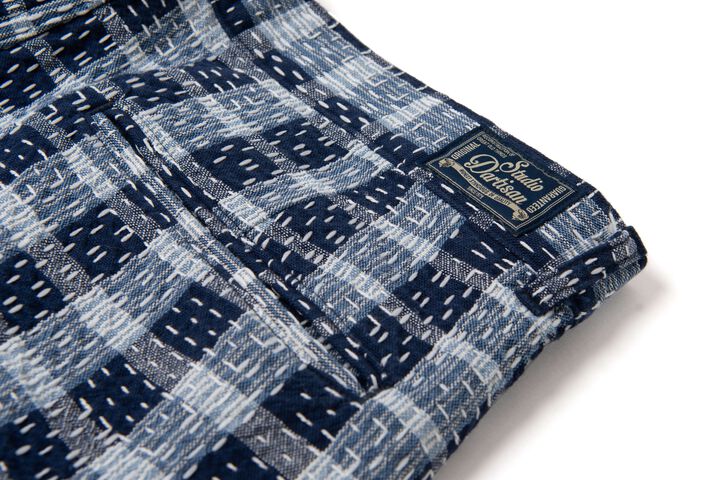 【Pre-Order】1918 INDIGO NORAGI SASHIKO Shorts,INDIGO, medium image number 5