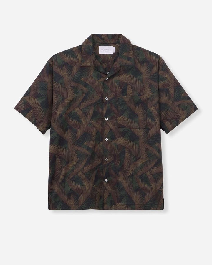 MMSS6000 CYCADS PATTERN S/S SHIRT,, medium
