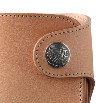 PAILOT RIVER PR-HR01-Z (REDMOON) Short Wallet PR-HR01-Z (Oil Leather Black
Oil Leather Red Brown
Oil Leather Dark Brown
Saddle Leather Natural),OIL LEATHER DARK BROWN, small image number 4
