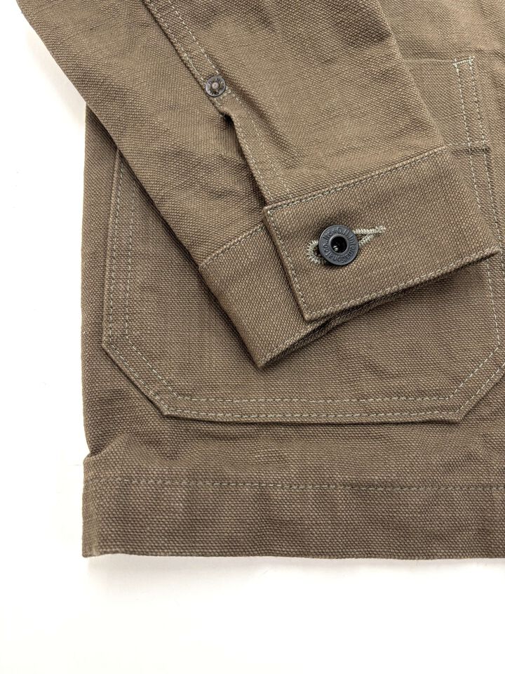ONI03100-HOX-OLG Sulfur Heavy Oxford Olive Green Coverall with cuffs,, medium image number 6
