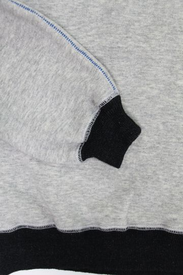 ZU1104K Loopwheeled Tsuri-ami grey 'ZUIEN' sweatshirt -M,, small image number 7