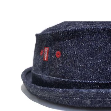 SJ401HT-15oz Denim Porkpie Hat,, small image number 2