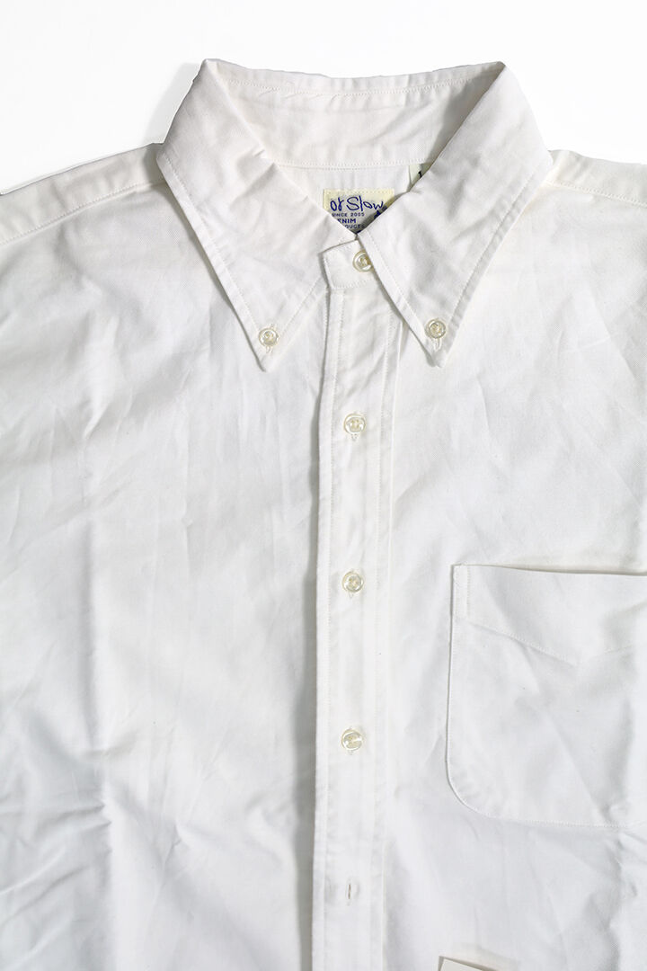 STANDARD OXFORD WHITE BOTTON DOWN SHIRT 01-8112-69,, medium image number 2