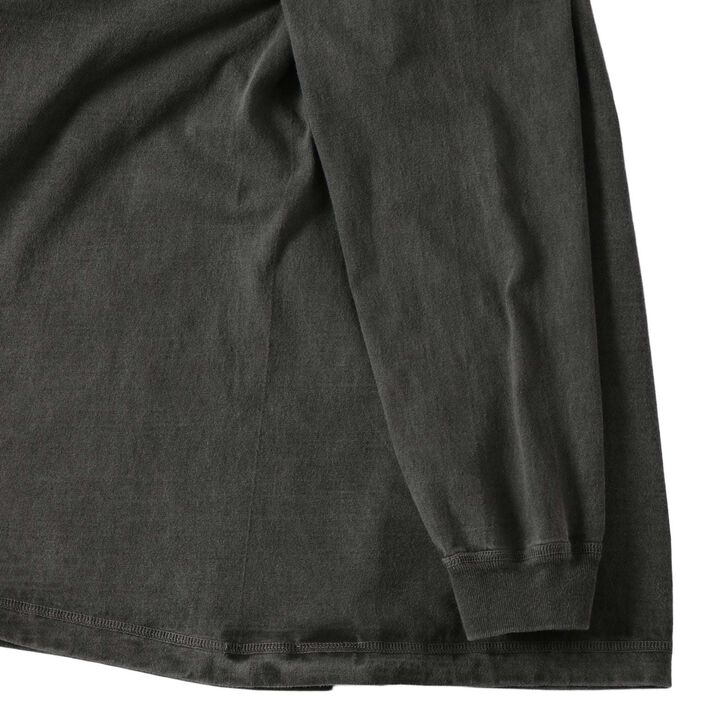 BR-3043PG COZUN LONG SLEEVE GUSSET-T (Pigment),BLACK, medium image number 5