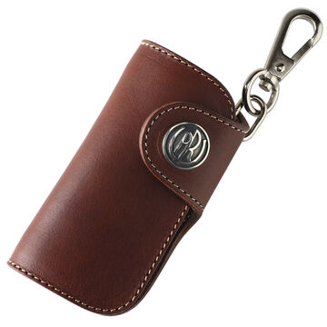 PAILOT RIVER PR-HRKC-A (REDMOON) Key Case PR-HRKC-A (Oil Leather Black, Oil Leather Red Brown, Oil Leather Dark Brown, Saddle Leather Natural),SADDLE LEATHER NATURAL, small image number 3