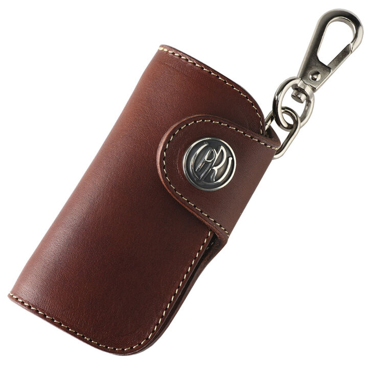 PAILOT RIVER PR-HRKC-A (REDMOON) Key Case PR-HRKC-A (Oil Leather Black
 Oil Leather Red Brown
 Oil Leather Dark Brown
 Saddle Leather Natural),SADDLE LEATHER NATURAL, medium image number 3