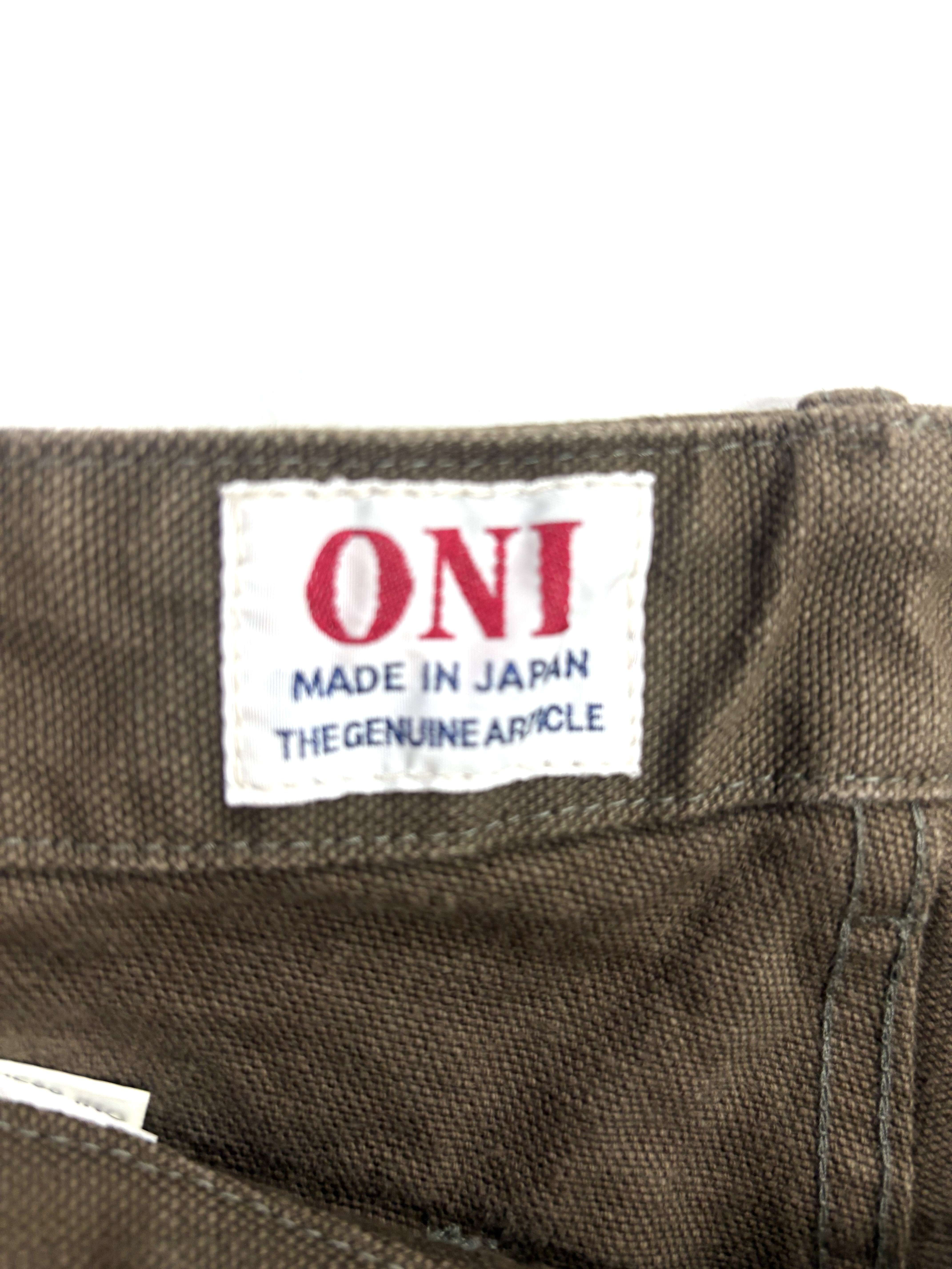 DENIMIO | ONI207-HOX-OLB 13oz Sulfur dye Heavy Oxford Olive Brown