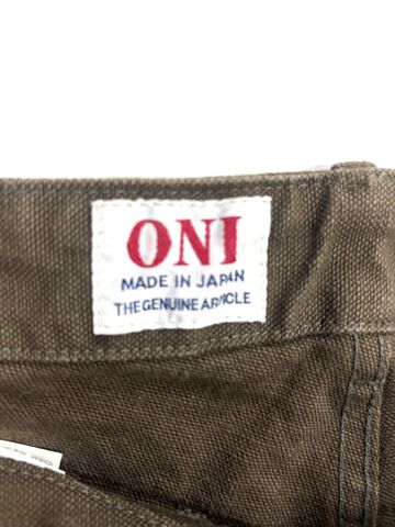 ONI207-HOX-OLB 13oz  Sulfur dye Heavy Oxford Olive Brown Baker Pants,, small image number 9