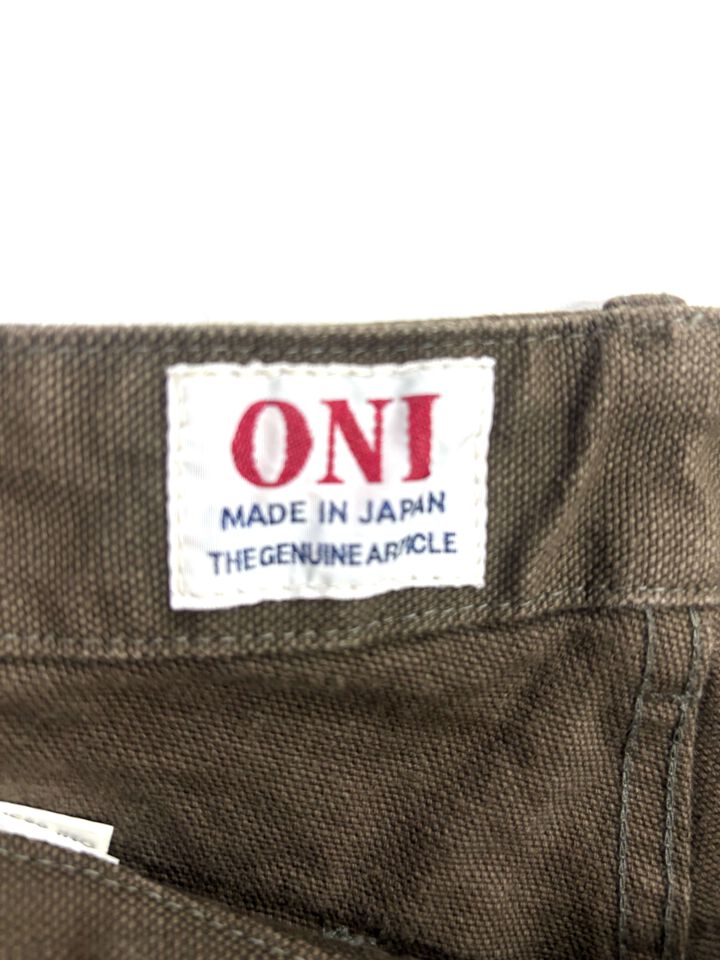 ONI207-HOX-OLB 13oz  Sulfur dye Heavy Oxford Olive Brown Baker Pants,, medium image number 9