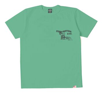 8212B US Cotton Print T-shirts,PURPLE, small image number 6