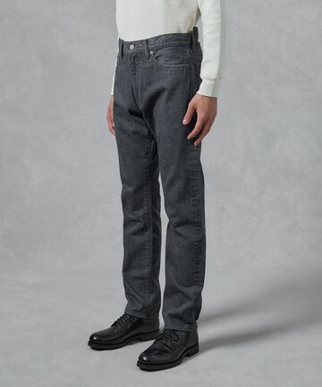 MXJE1100 14oz SELVEDGE GRAY DENIM NARROW TAPERED,, small image number 3