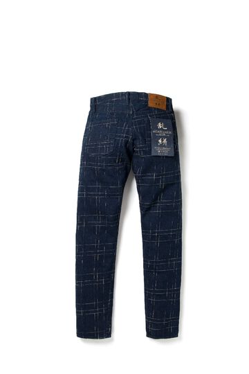 D1878 14oz Midare Kasuri Jeans Relax Tapered -One Wash-29,, small image number 1