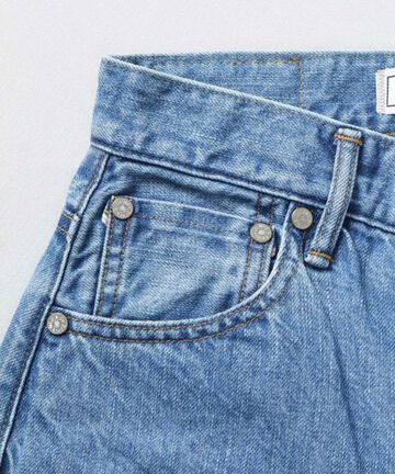 UP127305 High Waist Straight Bardot / 12oz Selvedge Denim-BLU-24,BLU, small image number 14