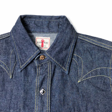 SWDL01 10oz Denim Western Shirts-XXXXL,, small image number 5