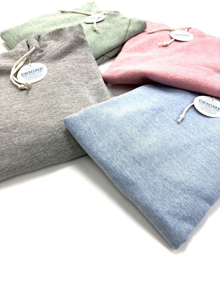 Lot 270 88/12 Heather 4-Needle Raglan Hoodie,, medium