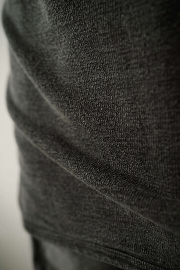 【CAPERTICA】CAP708CS04-ND Natural Dyed Linen Heavy Jersey / Asymmetry Tee,KAKISHIBU, small image number 9