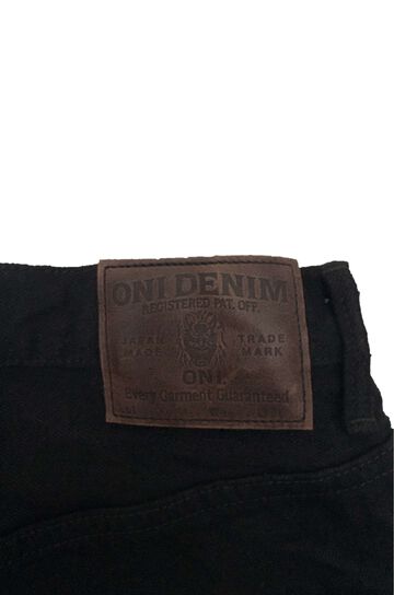 ONI222CCD-BKBK 15oz Crushed Concrete Denim Black x Black Kabuki Selvedge Super Wide Straight,, small image number 8