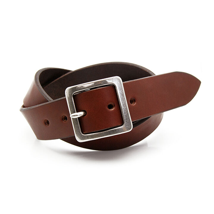 ODB40039AB Tochigi leather men's belt 40mm,CHOCOLATE, medium image number 2