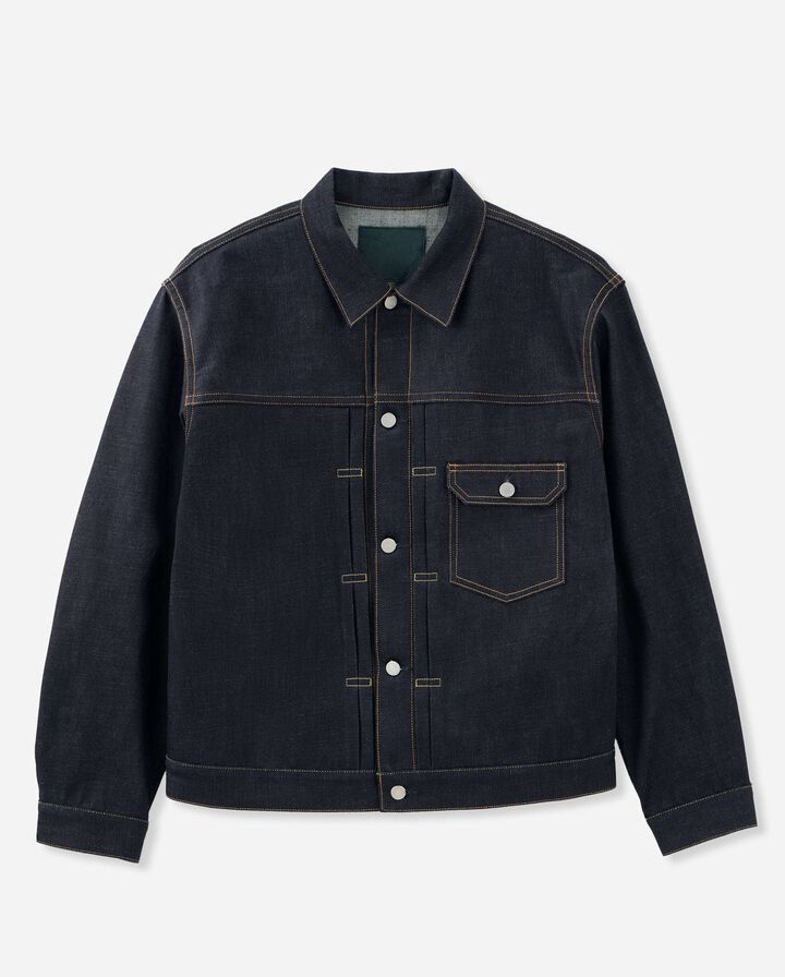 MMGJ0001 14.7oz #001 "STANDARD" DENIM 1st Type JACKET (TOKUNO BLUE),, medium