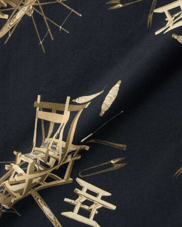 MMSS6004 COTTON/RAYON S/S SHIRT,BLACK, small image number 5