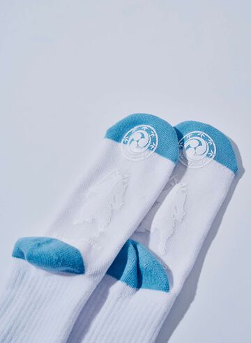 SJKS25-NEL CREW SOCKS,NAVY × RED, small image number 13