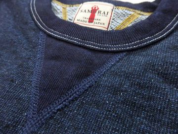 SIS18-101 INDIGO BOTH V GAZETTE HEAVY WEIGHT SWEAT- S,, small image number 3