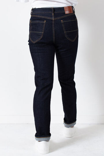73979 Stretch Denim Slim Tapered Pants BLUE-MEDIUM BLUE-S,MEDIUM BLUE, small image number 1
