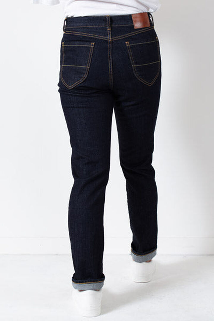 73979 Stretch Denim Slim Tapered Pants BLUE-MEDIUM BLUE-S,MEDIUM BLUE, medium image number 1