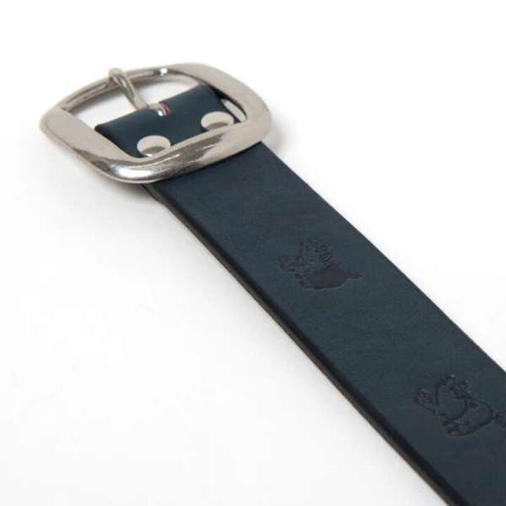 B-82 Indigo Benzureza engraved belt　,, medium image number 3
