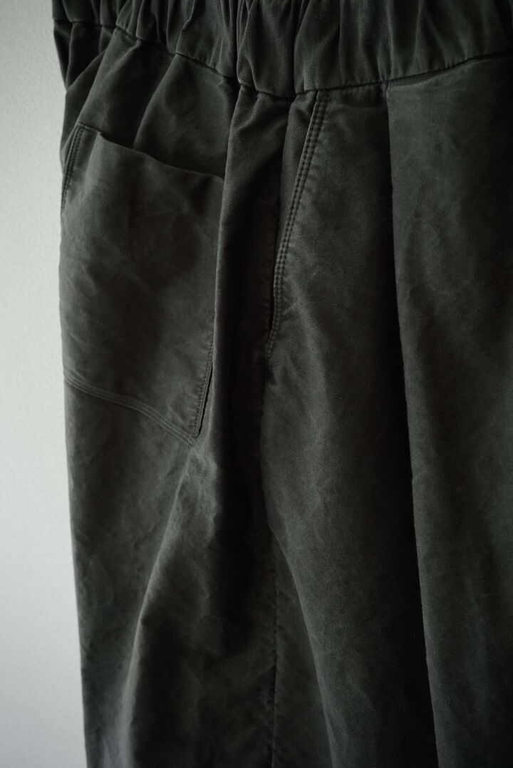 【CAPERTICA】CAP709PT11 Natural Dyed Moleskin / P/T Easy Pants,SUMI, medium image number 4