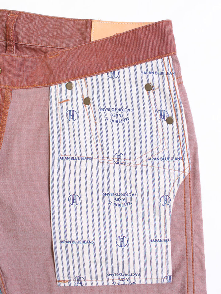 JB2101 TC CORDUROY ANKLE CUT SLIM STRETCH (Bordeaux),, medium image number 7