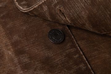 【Pre-Order】4668 13oz Hand-Dyed Kakishibu-zome Duck Work Jacket,KAKISHIBU, small image number 6