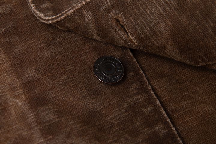 【Pre-Order】4668 13oz Hand-Dyed Kakishibu-zome Duck Work Jacket,KAKISHIBU, medium image number 6