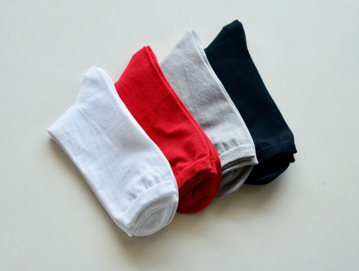 NK0201 Women's Egyptian Cotton Plain Socks