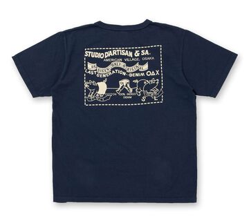 8161A Denim Pocket Print T-shirts,WHITE, small image number 7