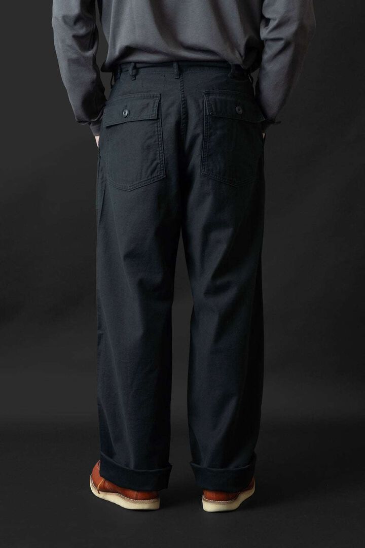 WR573F (61) FATIGUE PANTS (BLACK),BLACK, medium image number 1