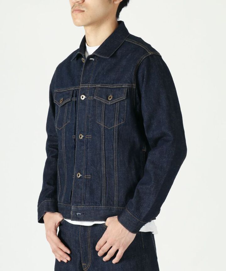 JBGJ1004 12.5oz Type 4th Denim Jacket,INDIGO, medium image number 2