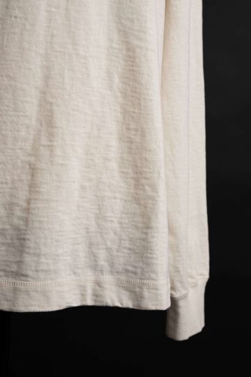 MTE014 LONG SLEEVE HENRY NECK T-SHIRT,NATURAL, small image number 4