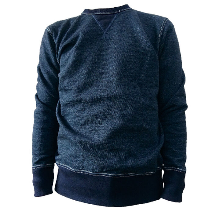 SIS18-101 INDIGO BOTH V GAZETTE HEAVY WEIGHT SWEAT,, medium